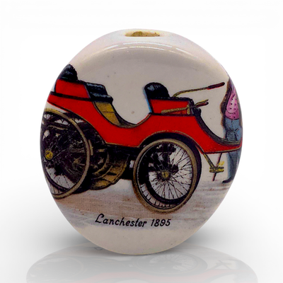 Vintage 70's NIKI Ceramic Smoke Stone - Lanchester 1895