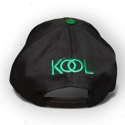 Vintage Black Green K Embroidered Snapback Baseball Cap One Size Excellent - Image 2