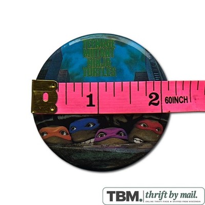 TMNT Pinback Button Unisex OS Multicolor Excellent - Image 3