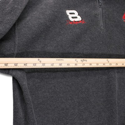 Vintage Y2K Dale Earnhardt Jr #8 Bud Racing Fleece Mens XL Gray Good - Image 6