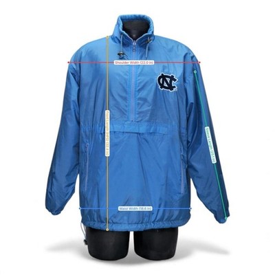 Vintage Champion UNC Tar Heels Reversible Anorak Jacket Mens L Excellent - Image 7
