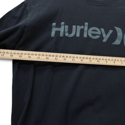 Vintage Y2k Hurley Graphic T-Shirt Mens Large Black Good - Image 6