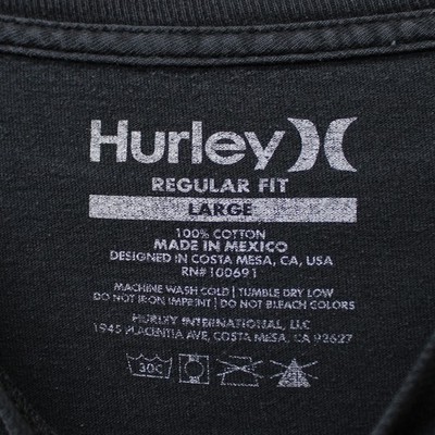 Vintage Y2K Hurley Skull Graphic T-Shirt Mens Large Black Fair - Image 3