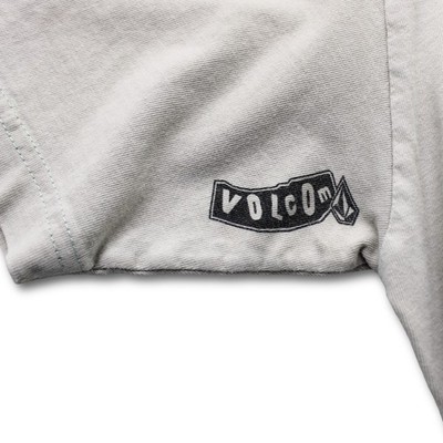 Vintage Y2K Volcom Graphic Logo T-Shirt Mens Large Gray Fair - Image 3