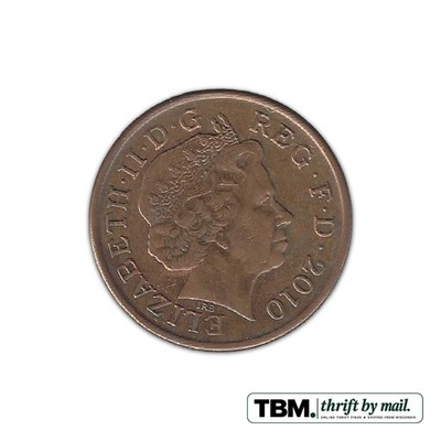 2010 United Kingdom Shield Reverse British Decimal Penny About Uncirculated