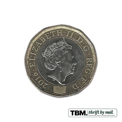2016 United Kingdom British Pound About Uncirculated