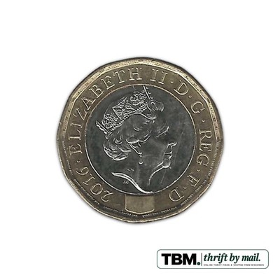 2016 United Kingdom New Design £1 Coin About Uncirculated