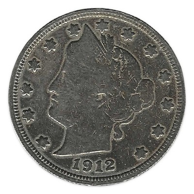 1912 Liberty Head Nickel Fine