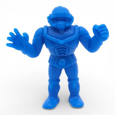 Vintage Blue M.U.S.C.L.E. #090 Combatman Kinnikuman Muscle Men Mattel