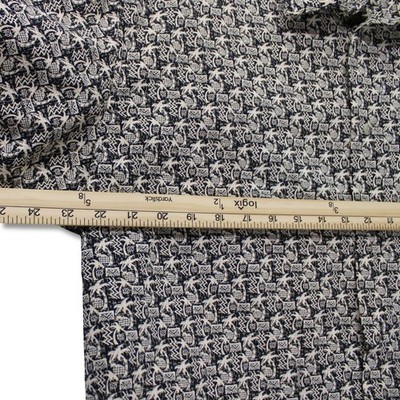 Vintage Consensus Sportswear Short Sleeve Button Up Mens Large Black Tan - Image 6