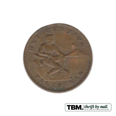 1944 Philippines Commonwealth Era Centavo Very Fine