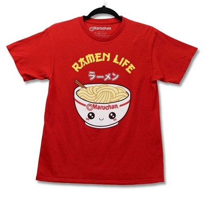 Maruchan Ramen Life T-Shirt Kids Size XXL 18 Red Excellent Condition