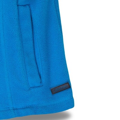 Calvin Klein Performance Fleece Vest Womens Small Blue Full Zip Excellent - Image 5