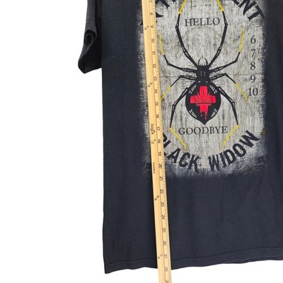 In This Moment Black Widow Band T-Shirt Mens Large Black Good - Image 4