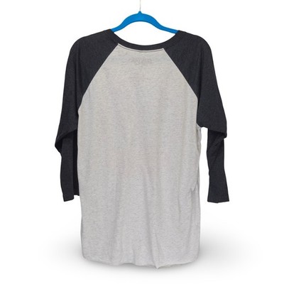 Stranger Things Raglan Baseball Shirt Mens Large Gray Black Excellent - Image 2