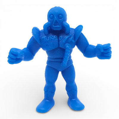Vintage Blue M.U.S.C.L.E. #232 Turboman Kinnikuman Muscle Men Mattel
