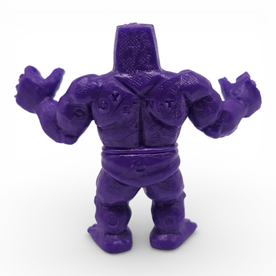 Vintage Purple M.U.S.C.L.E. #081 Amelman Kinnikuman Muscle Men Mattel - Image 2