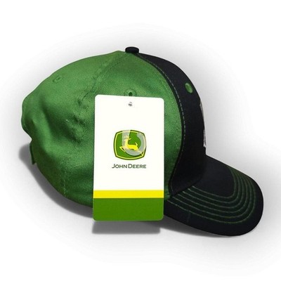 John Deere Cap Power Pac Embroidered Baseball Hat Men Black Green NEW Adjustable - Image 4