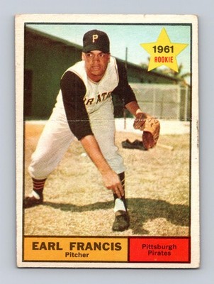 1961 Topps #54 Earl Francis