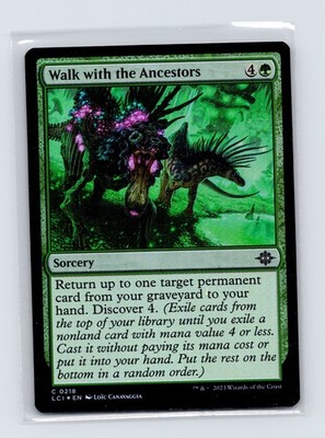 The Lost Caverns of Ixalan #218 Walk with the Ancestors - Foil