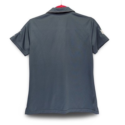 Eastbay Polo Shirt Womens Small Gray Performance Mesh Athletic Short Sleeve EX - Image 2