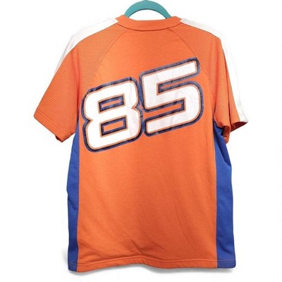 Vintage Tommy Sport Orange Blue 85 Graphic T-Shirt Men's M Mesh EXCELLENT - Image 2