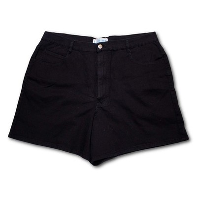 L.A. Blues Denim Shorts Womens 22 Black Excellent