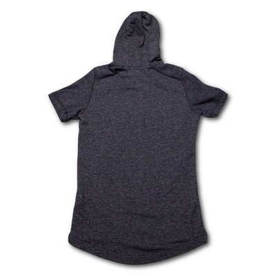 Under Armour Short Sleeve Hoodie Womens Small Gray Fitted Excellent - Image 2