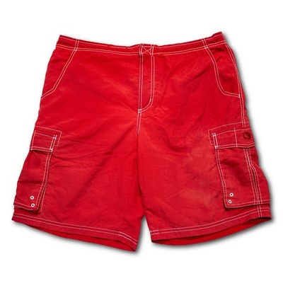 Gander Mountain Guide Series Cargo Board Shorts Mens Large Red