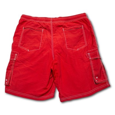 Gander Mountain Guide Series Cargo Board Shorts Mens Large Red - Image 2