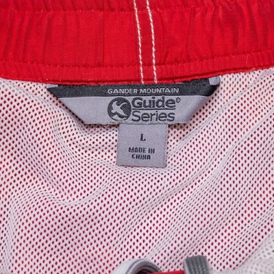 Gander Mountain Guide Series Cargo Board Shorts Mens Large Red - Image 3