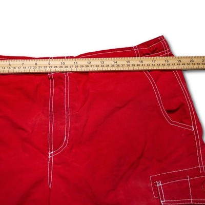 Gander Mountain Guide Series Cargo Board Shorts Mens Large Red - Image 5