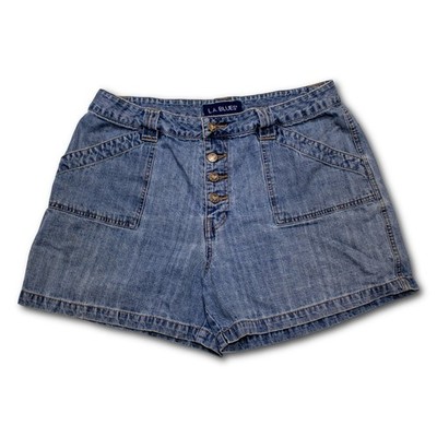 L.A. Blues Denim Shorts Womens 14 Blue Excellent