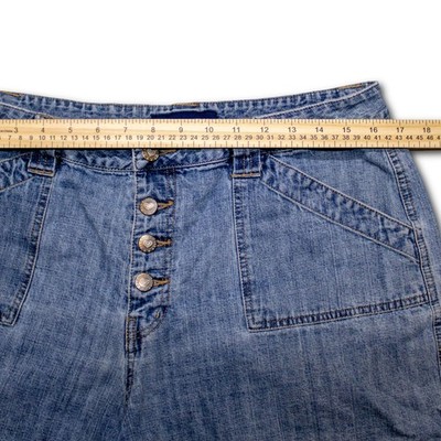 L.A. Blues Denim Shorts Womens 14 Blue Excellent - Image 4