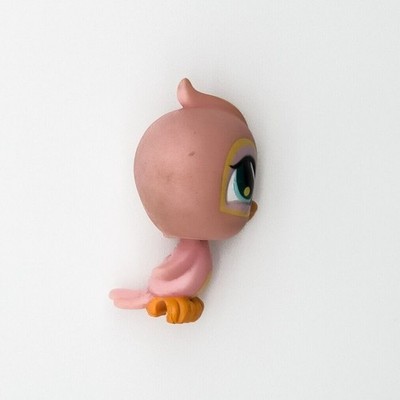 Littlest Pet Shop 2004 Pink Parakeet Blue Eyes #12 - Image 2