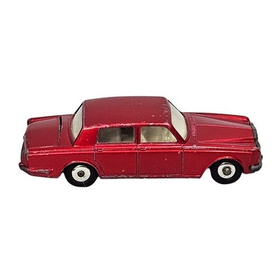 Matchbox Series No 24 Rolls Royce Silver Shadow Red Diecast Toy Car by Lesney - Image 4