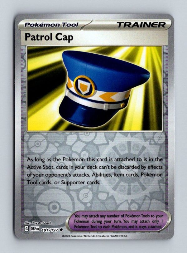 SV03: Obsidian Flames #191/197 Patrol Cap Holo