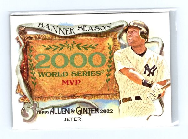 2022 Topps Allen & Ginter #BS-37 Derek Jeter Banner Seasons
