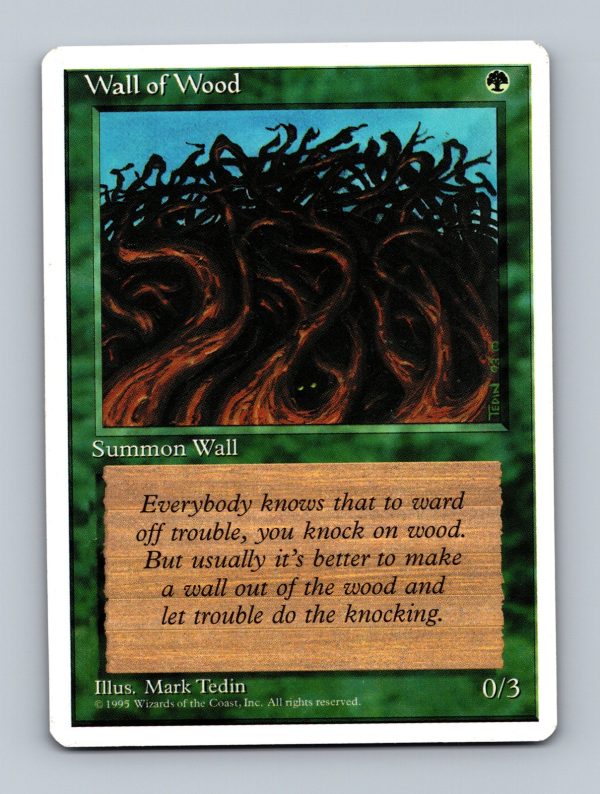 Fourth Edition Wall of Wood