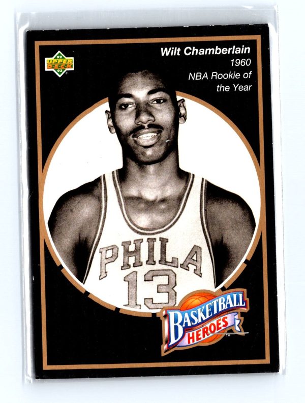 1992-93 Upper Deck #12 Wilt Chamberlain Basketball Heroes: Wilt Chamberlain