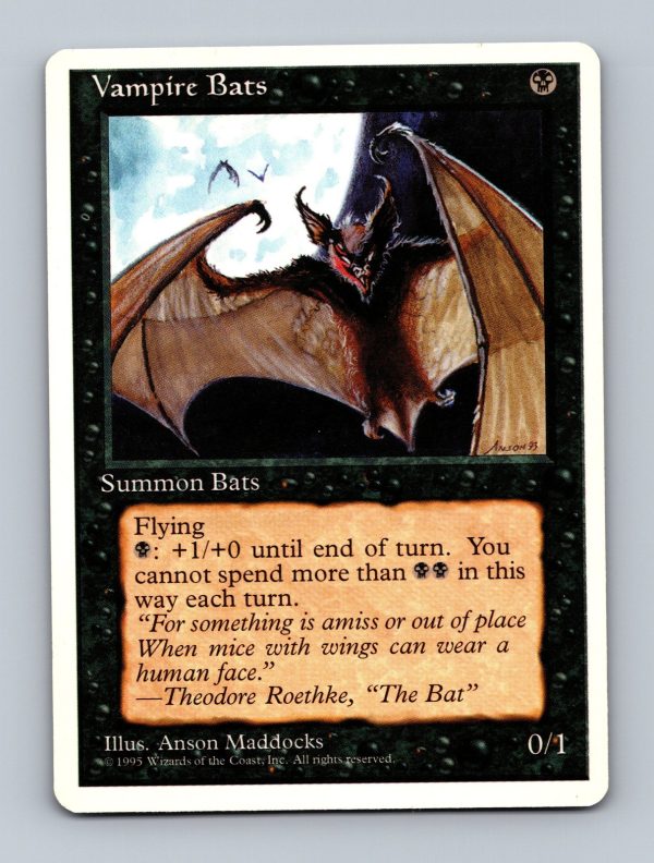 Fourth Edition Vampire Bats