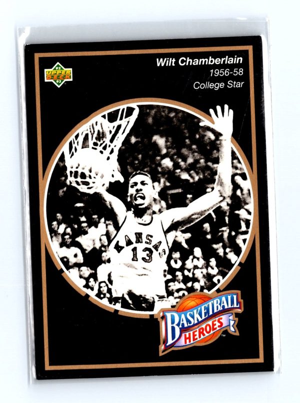 1992-93 Upper Deck #10 Wilt Chamberlain Basketball Heroes: Wilt Chamberlain