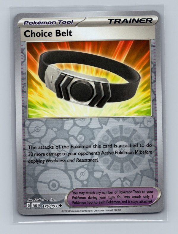 SV02: Paldea Evolved #176/193 Choice Belt Holo