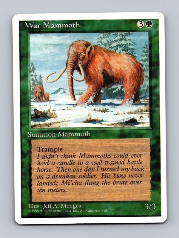 Fourth Edition War Mammoth