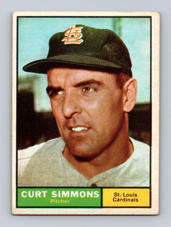 1961 Topps #11 Curt Simmons