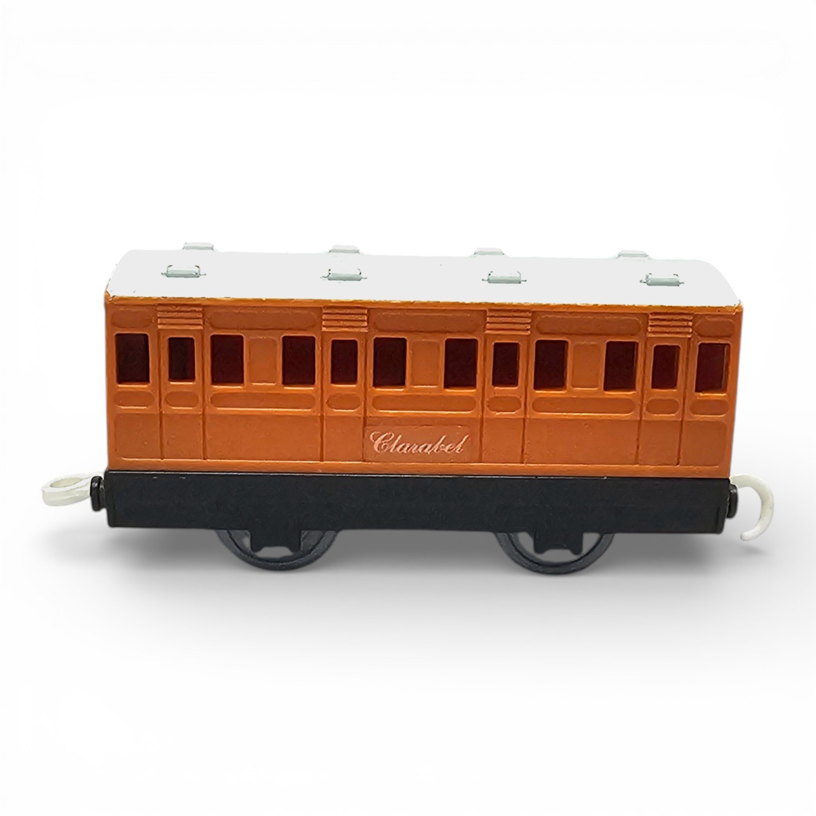 1992 TOMY Thomas Friends Clarabel Passenger Coach Train Car Orange Plarail
