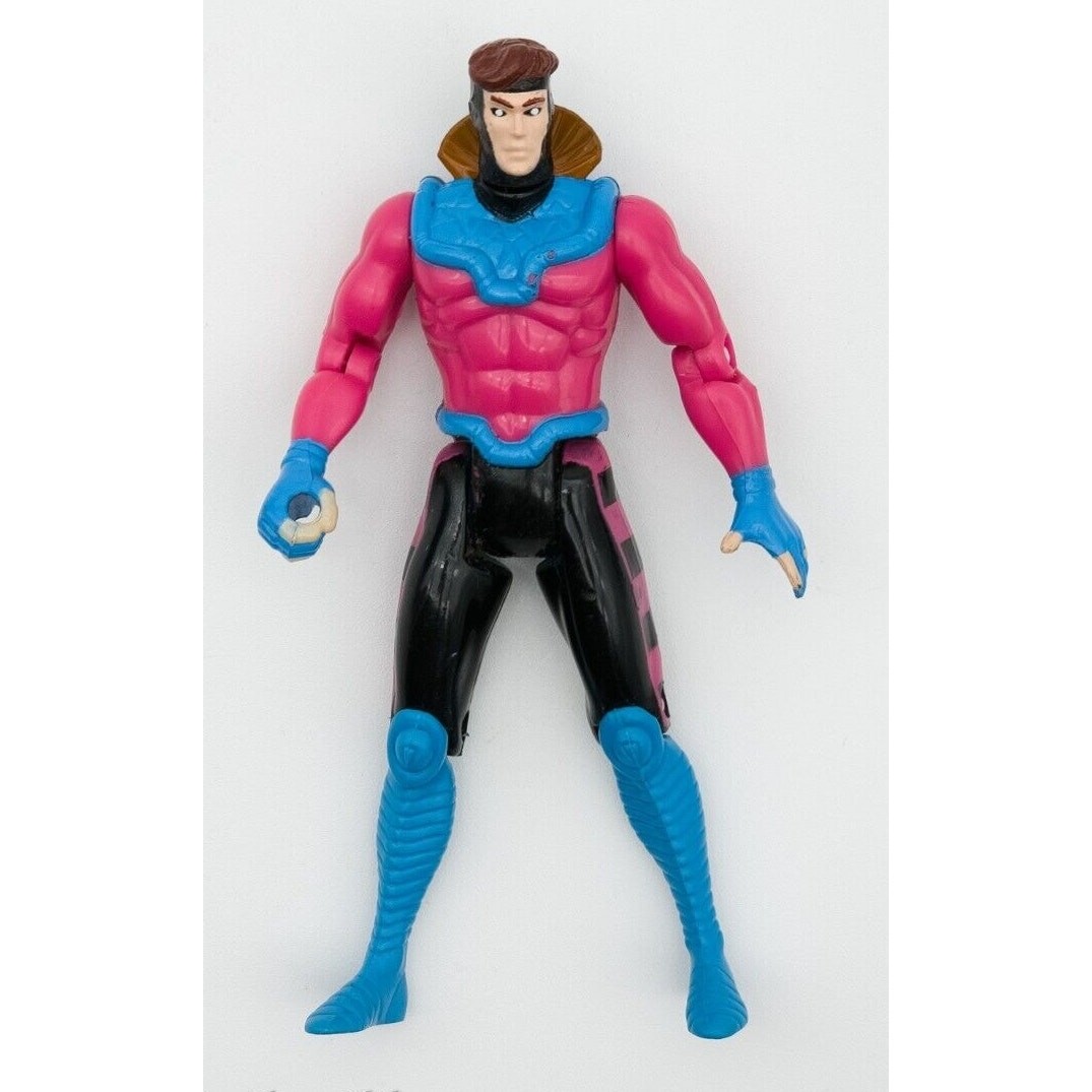 GAMBIT Uncanny X-Men Vintage 1992 Toy Biz Marvel Comics 5" Action Figure. Kicks