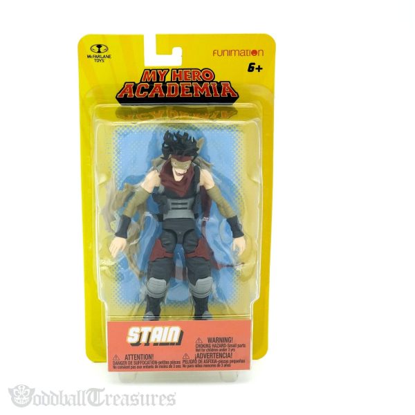Stain McFarlane My Hero Academia 5" action figure funimation NEW sealed 2021