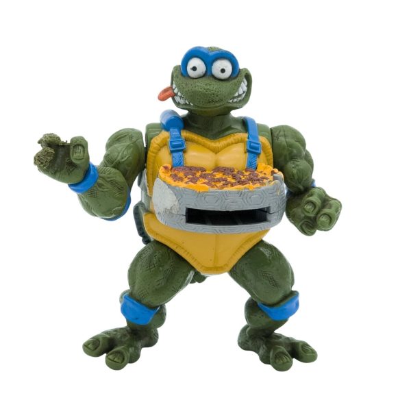 Vintage 1993 TMNT Pizza Tossin Leo Playmates Leonardo Action Figure