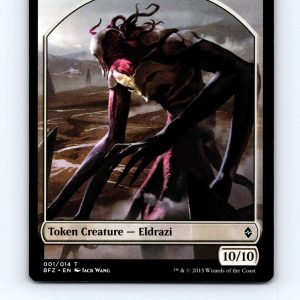 2015 Magic the Gathering Battle for Zendikar #1 Eldrazi Token